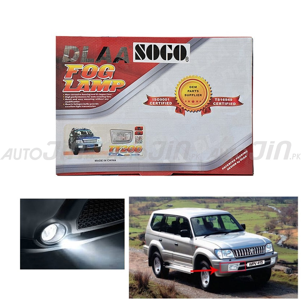 Dlaa Toyota Land Cruiser Prado 1996-1999 Fog Lamps TY200