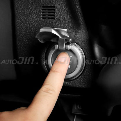Suzuki Logo Engine Start Stop Switch Button Push Button Cover Carbon