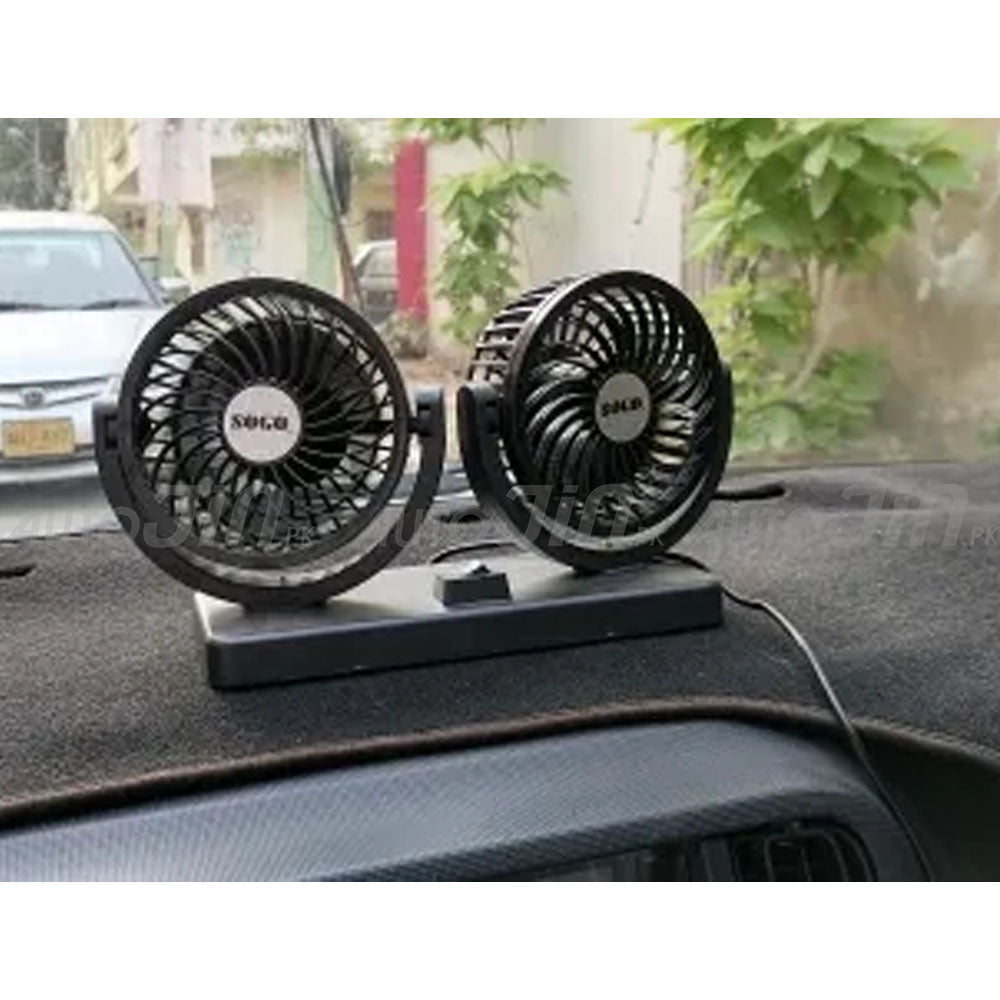 SOGO Double Headed Fan 12v with Free Areon Hanging Card Multi