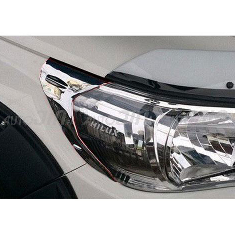 Toyota Hilux Revo 2014-19 Headlight Trim Chrome