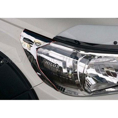 Toyota Hilux Revo 2014-19 Headlight Trim Chrome