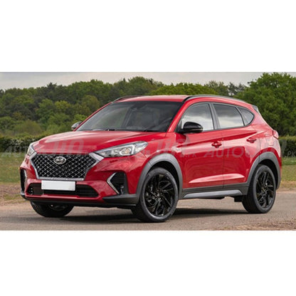 Hyundai Tucson Mesh Grille - Chrome & Black 2020-21