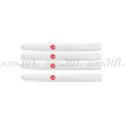 MG Logo Rubber Door Handle & Mirror Protector Transparent