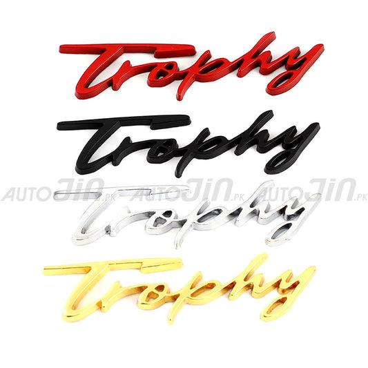3D Metal MG Trophy Emblem Exterior