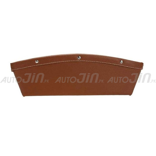 DropStopper - Automotive Leather Seat Gap Filler - Rust Brown - 1pcs
