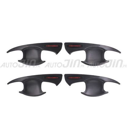 Toyota Fortuner 2016-20 Inner Door Handle Cover - Black