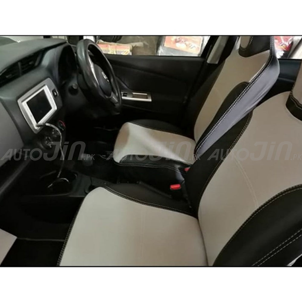 Car Seat Covers for Sedans White & Black