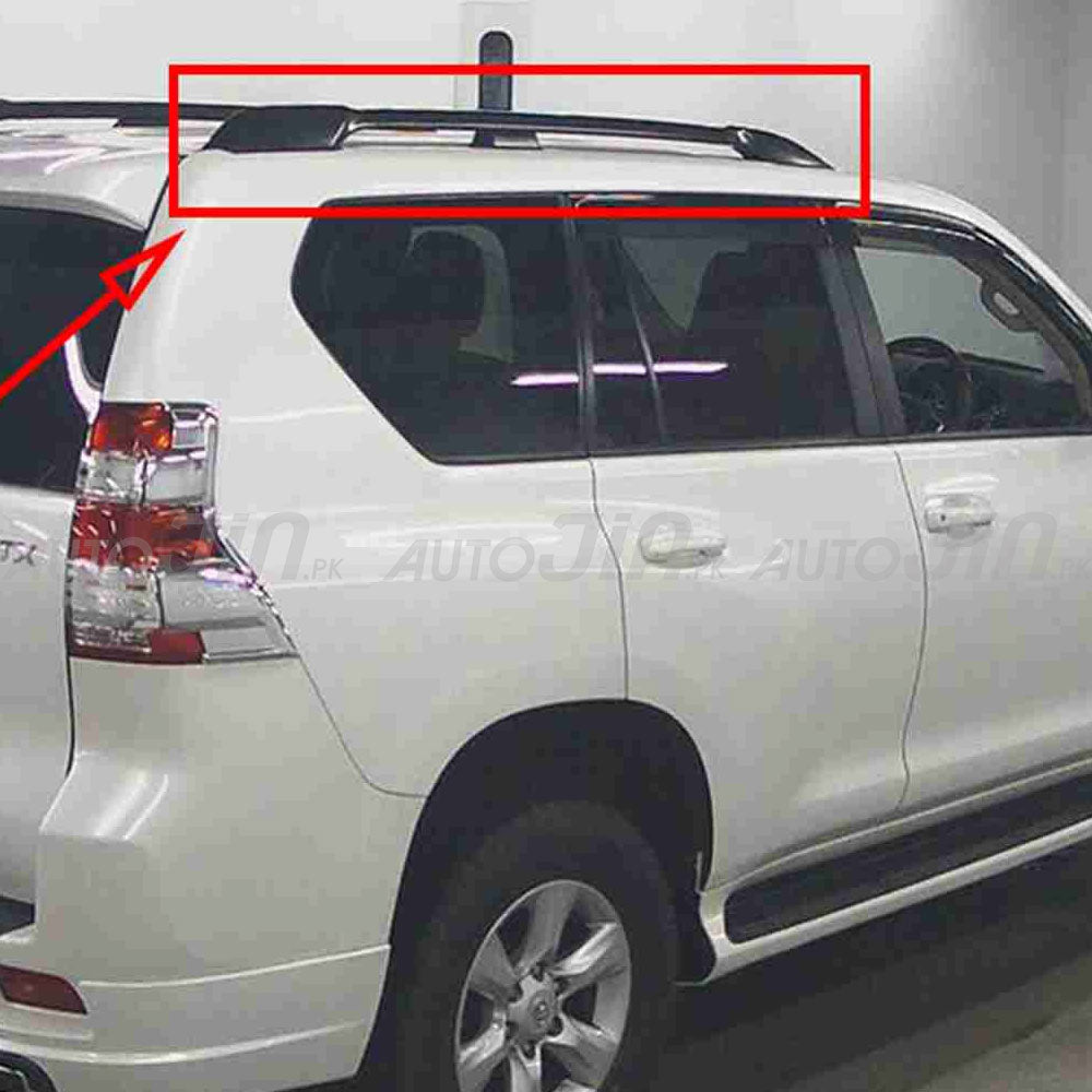 Toyota Land Cruiser Prado HQ Silver Roof Rails