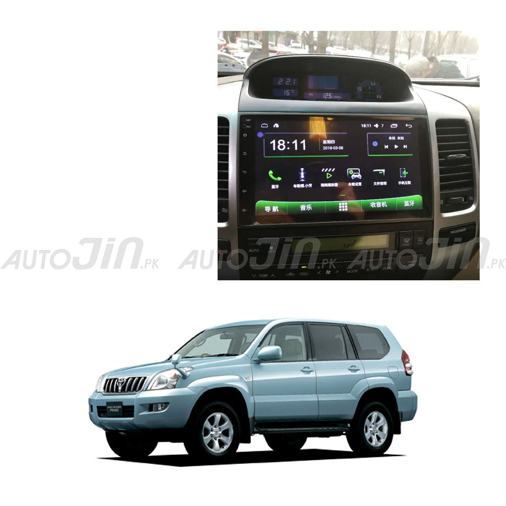 Toyota Land Cruiser Prado 2004-09 Android Touch Screen Multimedia Android Player GPS - Wi-Fi - Navigation - Mirror Link(6 Month Warranty)