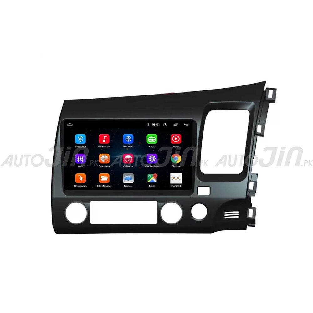 Honda Civic Reborn 2007-2012 Android Touch Screen Multimedia Android Player GPS - Wi-Fi - Navigation - Mirror Link(6 Month Warranty)