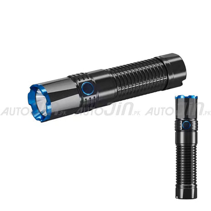 JAFS 5000mAh Super Bright 2000LM High Lumen Tactical Portable Flashlight Rechargeable IPX5 Waterproof Multi Mode Torch Flash Light