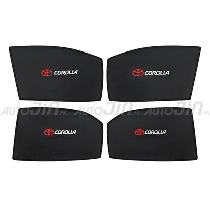 Toyota Corolla 2014-23 High Quality Sunshades with Logo