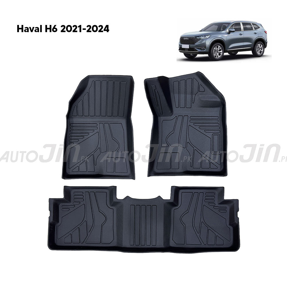 Haval H6 2021-2024 TPE Floor Mats Premium