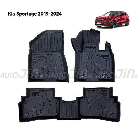 Kia Sportage 2019-2024 TPE Floor Mats Premium