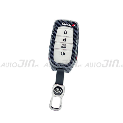 Toyota Fortuner 2021-2022 Carbon Key Cover